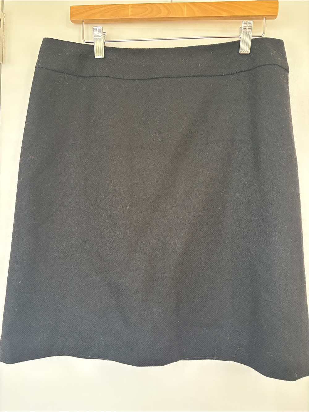 Boden Simple Black A-Line Skirt